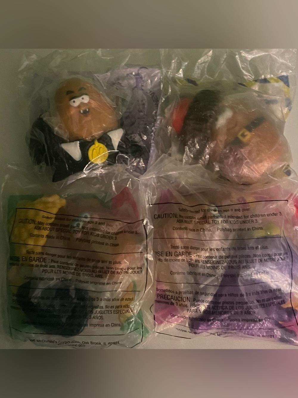 Set of McNugget toys